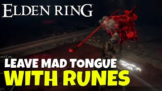 Elden Ring How to Leave Mad Tongue Alberich Fight With Runes [upl. by Marjana160]