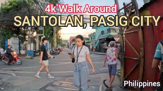 Uncover The Hidden Pathways in Santolan Pasig City Philippines 4K Walking Tour [upl. by Ydda]