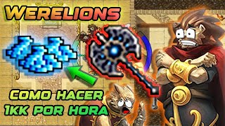 El mejor lugar para hacer Dinero  Guía de Werelions RP y EK  45kk de exp  Tibia Hunt [upl. by Xam]