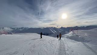 Livigno Italy POV skiing in the mountains  Watch and see some of the slopes from start to end [upl. by Oneida786]