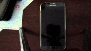 Samsung Galaxy Note II Sprint Apple Peed boot animation [upl. by Einnok401]