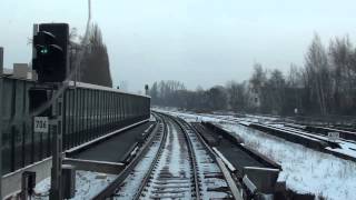 Führerstandsmitfahrt SBahn Berlin Ringbahn 42 Westkreuz  Westkreuz [upl. by Alor]