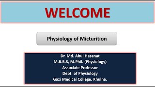 Micturition Reflex Easy explanation by Dr Hasanat [upl. by Zullo]