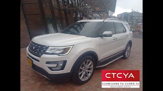 FORD EXPLORER LIMITED AUT 35LMODELO 2016  79800 KM [upl. by Mcgannon]