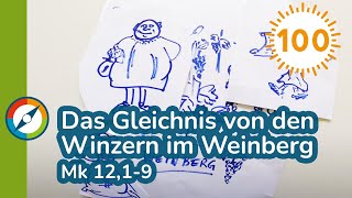 Das Gleichnis von den Winzern im Weinberg  Mk 1219  Lernvideo Nummer EINS [upl. by Sokem176]