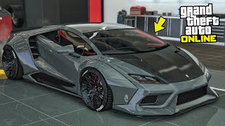 Pegassi Tempesta Custom Lamborghini Huracan  GTA 5 Vehicle Customization [upl. by Arit]