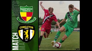 Nantwich Town 02 Congleton Town  FA Cup 1st QR  030922 [upl. by Naoma]