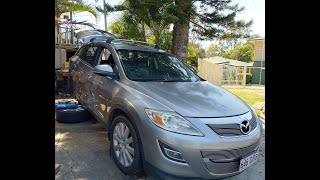 Mazda CX9 2012 Rear wheel bearing replace Part1 [upl. by Asilat757]