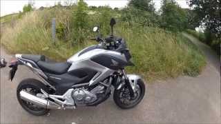 Honda NC700X Test Ride 2012 [upl. by Eetnom]