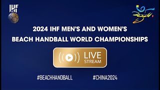 Denmark vs Tunisia  Main Round  2024 IHF Mens Beach Handball World Championship [upl. by Cyler407]