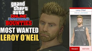 GTA Online Leroy ONeil Most Wanted Bounty Walkthrough SOLO [upl. by Boigie]