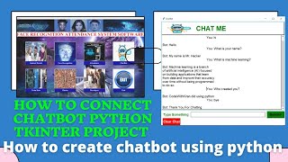 How To Make a Chatbot in Python  How to connect chatbot tkinter project  CodeWithKiran [upl. by Arenat]