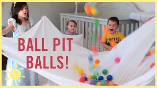 PLAY  3 Ball Pit Ball Activities [upl. by Colville278]