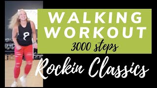 Rockin Classics Walking Workout  3000 steps at Home in 25 min  Fitness over 50 [upl. by Oliva]