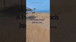 Private Beach only for you RAJBAG BEACH  viralreels youtubeshorts [upl. by Maurili]