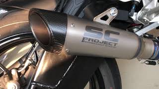 BMW s1000rr SC project exhaust [upl. by Leonidas453]