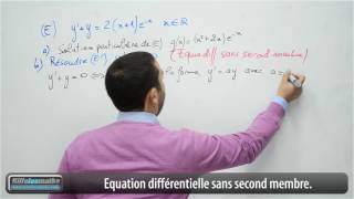 Équations différentielles avec second membre Exercice corrigé 6 Question 24 [upl. by Etteuqram]