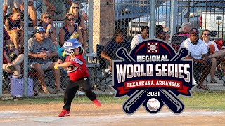 Perry Georgia 6U Boys Dixie Youth World Series GAME FOUR Texarkana Arkansas [upl. by Eiralc449]