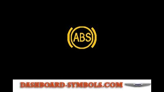 Chrysler AntiLock Brake System ABS Warning Light  Chrysler  Dashboard Symbols  Meaning [upl. by Fayina705]