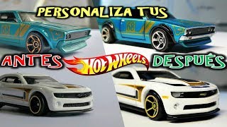 Aprende a PERSONALIZAR tus autos HOT WHEELS con MARCADORES Sharpie y Bic CUSTOM HOTWHEELS DIY [upl. by Gniliem256]