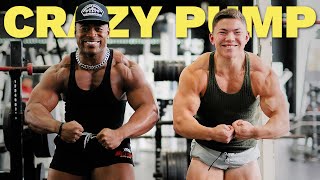 RAW bodybuilding push session with Tristyn Lee [upl. by Sigsmond20]