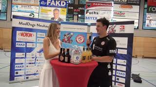 Interview mit Hannes Grundler nach dem Spiel gegen Pforzheim [upl. by Carrington]