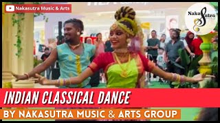 INDIAN CLASSICAL DANCE  BHARATHAM DANCE for Deepavali Festive By Nakasutra Music amp Arts Group [upl. by Naejeillib]