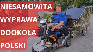 NIESAMOWITA WYPRAWA Skuterem Inwalidzkim DOOKOŁA POLSKI [upl. by Opalina152]