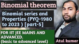 binomial theorem part5 jee mains and advanced  pyq  1990 to 2023  for 2024  by atul kumar sir [upl. by Tommy]