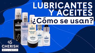 Lubricantes sexuales y aceites para masaje ¿Cómo se usan [upl. by Oregolac]