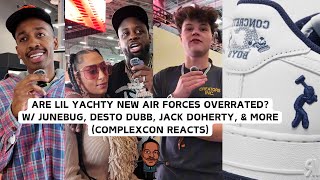 Lil Yachty x Concrete Boys x NIKE Shoe Release COMPLEXCON REACTS [upl. by Terina]