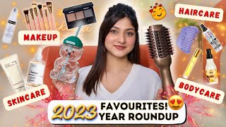 Best Of 2023  Skincare Makeup Haircare Bodycare 🫶🏻  Manasi Mau [upl. by Miche]