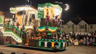 Bridgwater Carnival 2024  Vagabonds Green Dragon [upl. by Gussman669]