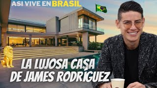 Así es la LUJOSA Mansión de JAMES RODRÍGUEZ en São Paulo BRASIL [upl. by Michelina491]