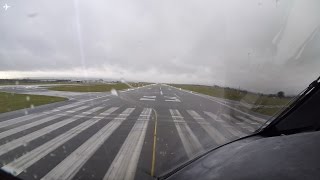 7878 Dreamliner Cockpit View Takeoff from Glasgow Airport Scotland [upl. by Amaral264]