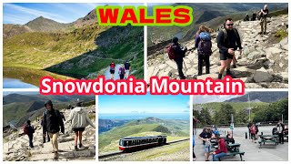 Wales 🏴󠁧󠁢󠁷󠁬󠁳󠁿 Snowdon Mountain Railway  Ride To Roof Of Wales 2024 [upl. by Nimar916]