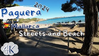 Walking in Paguera Mallorca 2024 Exploring Paguera streets and Beach [upl. by Aronas]