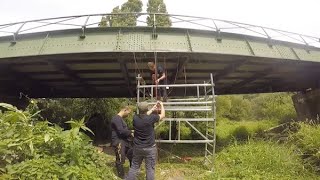 Messgestützer Ermüdungsnachweis der Brücke Ruppertsmühle in Sinn [upl. by Tennek]