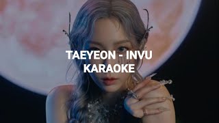 TAEYEON 태연  INVU KARAOKE with Easy Lyrics [upl. by Bubalo]