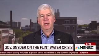 Gov Snyder on Morning Joe Discussing Hundreds of Millions for Flint Water Infrastructure [upl. by Louie591]