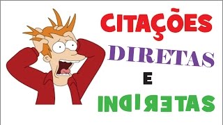 Como fazer Citações diretas indiretas e o uso do apud no tcc  escrevendo fácil [upl. by Aihseyt]