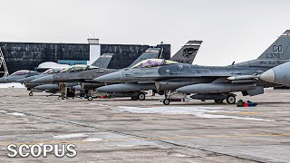 Canadian US and NATO forces operate Fighter jets on the Ukrainian border [upl. by Nie]