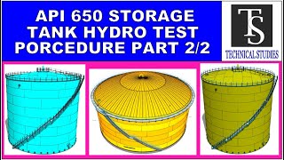 API 650 STORAGE TANK HYDROSTATIC TEST PROCEDURE PART 22 [upl. by Winfred295]