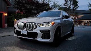 2022 BMW X6 Exterior Interior Lights At Night ASMR [upl. by Anoid]