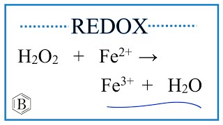 Balance the Redox Reaction for H2O2  Fe 2 → Fe 3  H2O [upl. by Ardnuaed951]