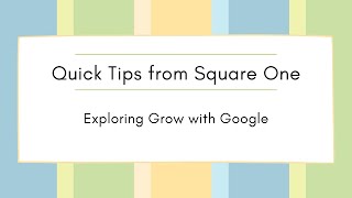 Exploring Grow with Google [upl. by Eidnalem]