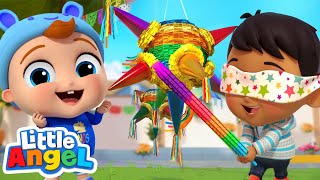 Pinata Song  Little Angel Kids Songs amp Nursery Rhymes [upl. by Leirbaj]