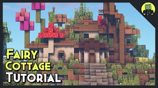 How to Build a Fairy Cottage in Minecraft [upl. by Hgielsel]