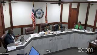 Palatka City Commission Meeting April 11 2024 [upl. by Attem105]