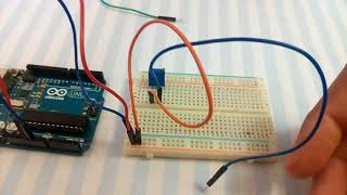 Control Led With POTENTIOMETER baoter 3296 Arduino 2018 [upl. by Joella]